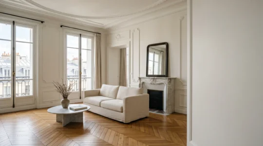 Appartement parisien élégant baigné de lumière naturelle avec vue dégagée, prêt pour une vente rapide